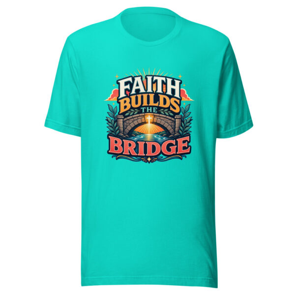 FAITH BUILDS THE BRIDGE Heartbeat-20260621-codex-fallback Graphic Tee mockup 1 FAITH BUILDS THE BRIDGE Heartbeat-20260621-codex-fallback Graphic Tee front view