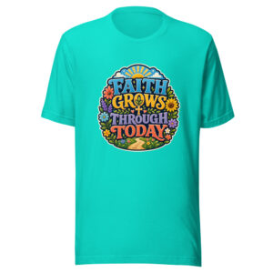 FAITH GROWS THROUGH TODAY Heartbeat-20260622-codex-fallback Graphic Tee mockup 1 FAITH GROWS THROUGH TODAY Heartbeat-20260622-codex-fallback Graphic Tee front view