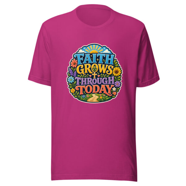 FAITH GROWS THROUGH TODAY Heartbeat-20260622-codex-fallback Graphic Tee mockup 15