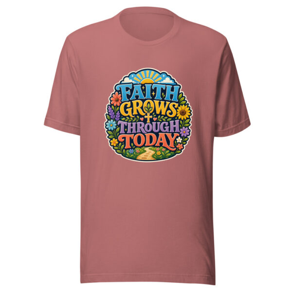 FAITH GROWS THROUGH TODAY Heartbeat-20260622-codex-fallback Graphic Tee mockup 21