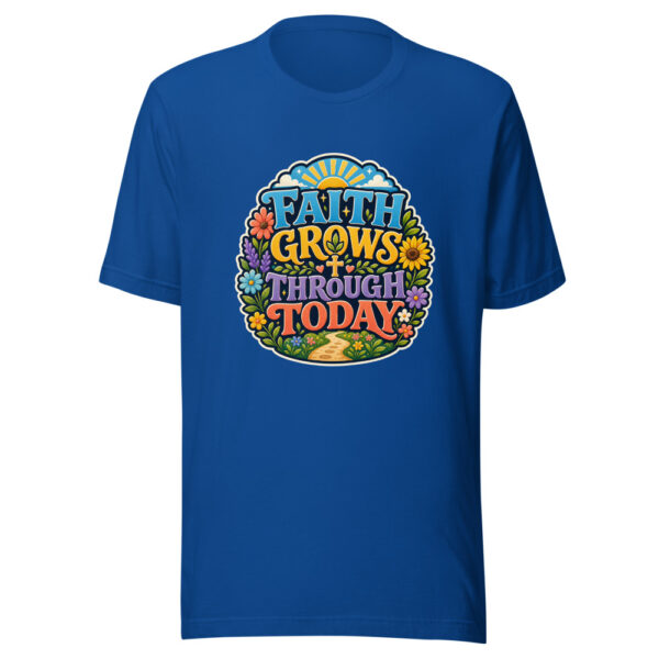 FAITH GROWS THROUGH TODAY Heartbeat-20260622-codex-fallback Graphic Tee mockup 3