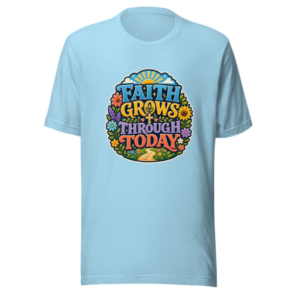 FAITH GROWS THROUGH TODAY Heartbeat-20260622-codex-fallback Graphic Tee mockup 5