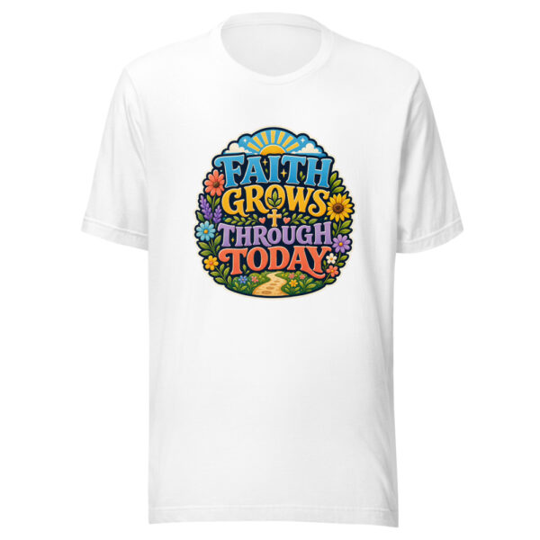 FAITH GROWS THROUGH TODAY Heartbeat-20260622-codex-fallback Graphic Tee mockup 8
