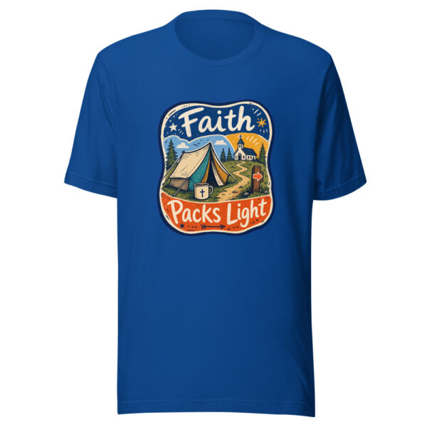 Faith Packs Light Graphic Tee front view