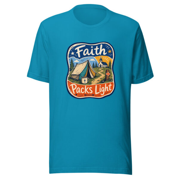 Faith Packs Light Graphic Tee mockup 2