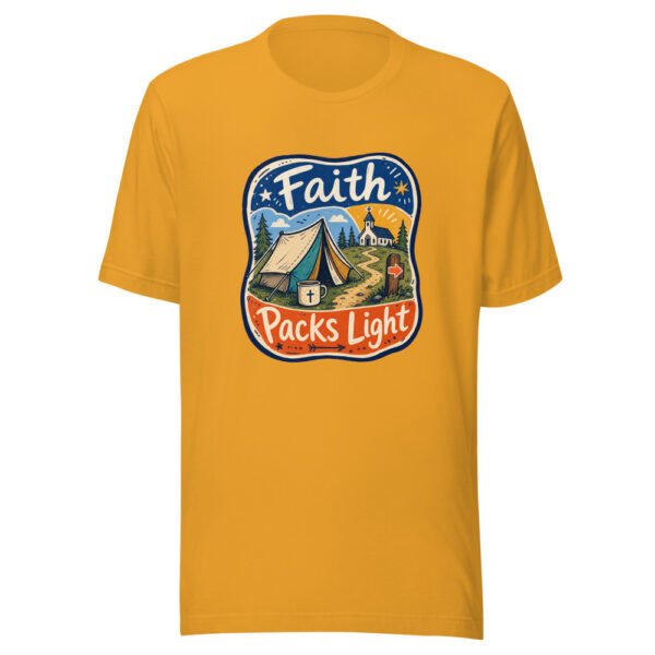 Faith Packs Light Graphic Tee mockup 3
