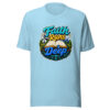 Faith Runs Deep Graphic Tee mockup 5
