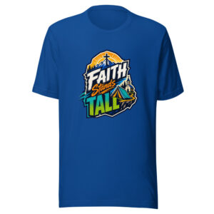 Faith Stands Tall Graphic Tee mockup 1 Faith Stands Tall Graphic Tee front view