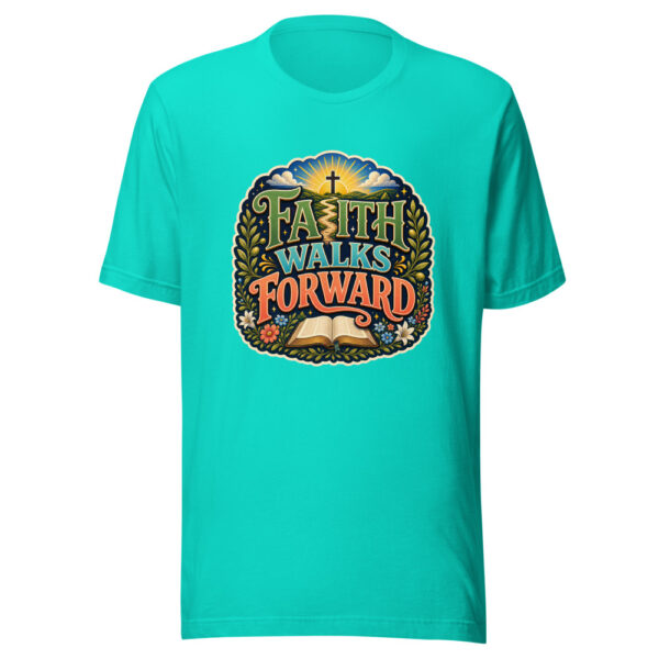 FAITH WALKS FORWARD Heartbeat-20260623-codex-fallback Graphic Tee mockup 1 FAITH WALKS FORWARD Heartbeat-20260623-codex-fallback Graphic Tee front view