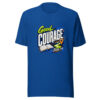 Good Courage - Josh 1:9 Graphic Tee mockup 1 Good Courage - Josh 1:9 Graphic Tee front view
