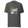 Good Courage - Josh 1:9 Graphic Tee mockup 10 Good Courage - Josh 1:9 Graphic Tee mockup 10