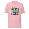 Good Courage - Josh 1:9 Graphic Tee mockup 18 Good Courage - Josh 1:9 Graphic Tee mockup 18