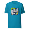 Good Courage - Josh 1:9 Graphic Tee mockup 2 Good Courage - Josh 1:9 Graphic Tee mockup 2