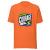 Good Courage - Josh 1:9 Graphic Tee mockup 6 Good Courage - Josh 1:9 Graphic Tee mockup 6