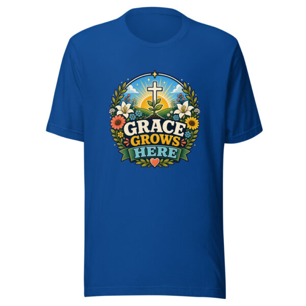 GRACE GROWS HERE Heartbeat-20260623-codex-fallback Graphic Tee front view
