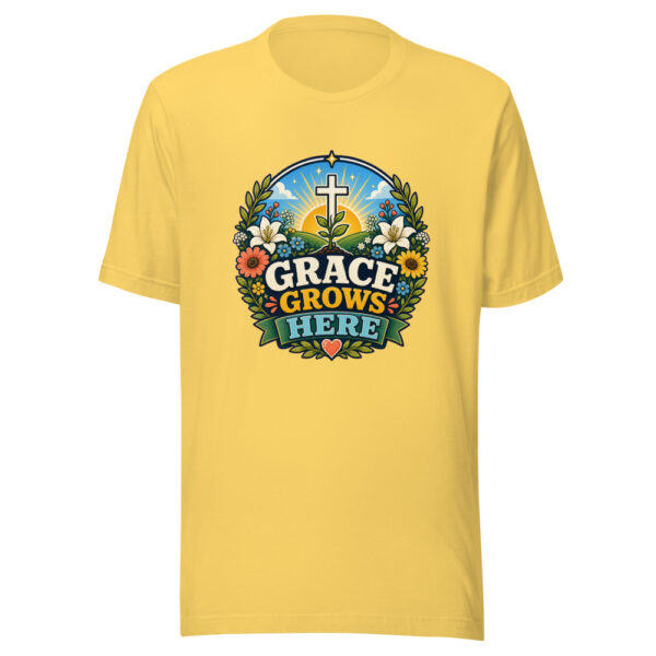 GRACE GROWS HERE Heartbeat-20260623-codex-fallback Graphic Tee mockup 6