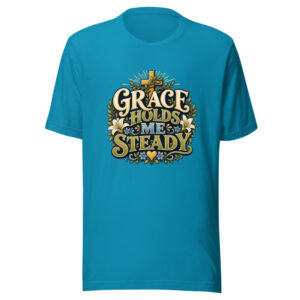 GRACE HOLDS ME STEADY Heartbeat-20260622-codex-fallback Graphic Tee mockup 1 GRACE HOLDS ME STEADY Heartbeat-20260622-codex-fallback Graphic Tee front view