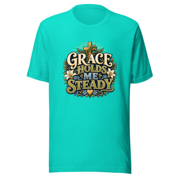 GRACE HOLDS ME STEADY Heartbeat-20260622-codex-fallback Graphic Tee mockup 3