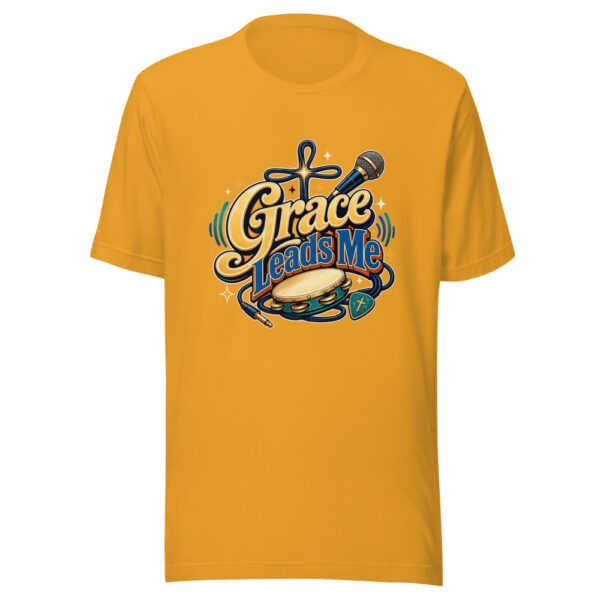Grace Leads Me Graphic Tee mockup 2