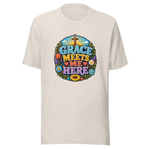 GRACE MEETS ME HERE Heartbeat-20260622-codex-fallback Graphic Tee mockup 14