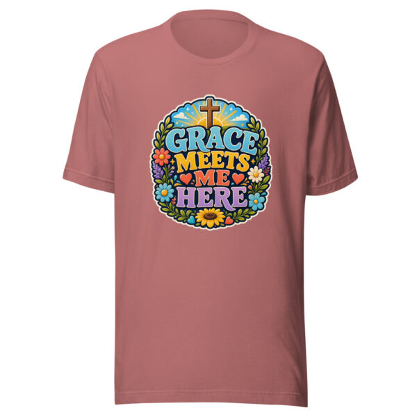 GRACE MEETS ME HERE Heartbeat-20260622-codex-fallback Graphic Tee mockup 21