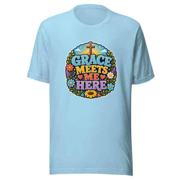 GRACE MEETS ME HERE Heartbeat-20260622-codex-fallback Graphic Tee mockup 5