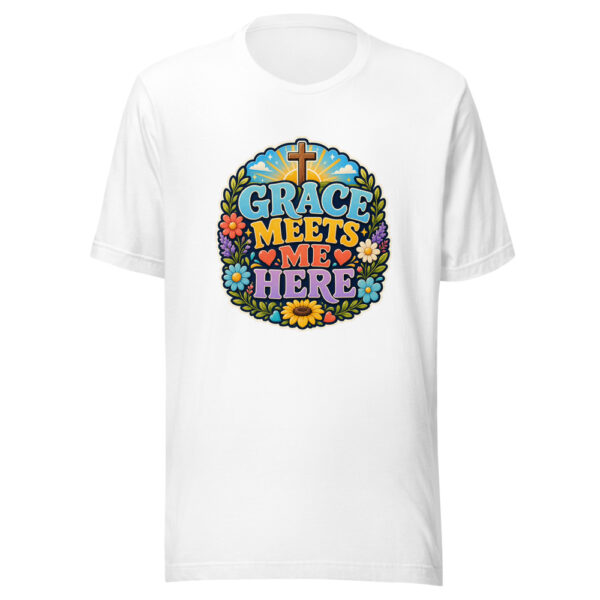 GRACE MEETS ME HERE Heartbeat-20260622-codex-fallback Graphic Tee mockup 8