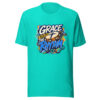 Grace Sets The Rhythm Graphic Tee mockup 3