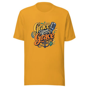 Grace Upon Grace Graphic Tee mockup 1 Grace Upon Grace Graphic Tee front view