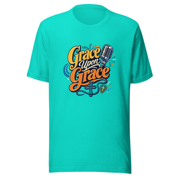 Grace Upon Grace Graphic Tee mockup 3