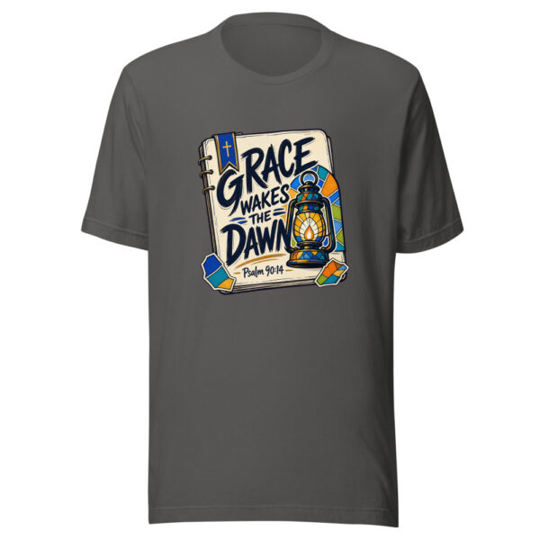 Grace Wakes The Dawn Graphic Tee mockup 10 Grace Wakes The Dawn Graphic Tee mockup 10