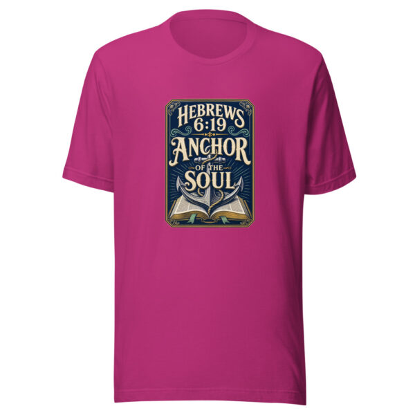 Hebrews 6:19 Anchor Of The Soul Heartbeat-20260701T011745Z Graphic Tee front view