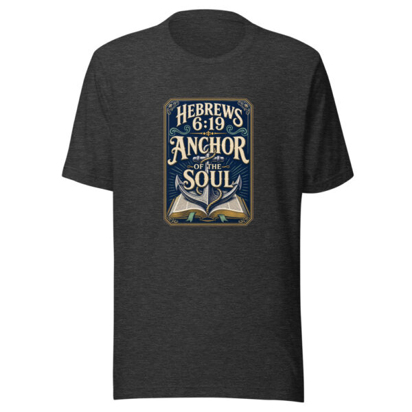Hebrews 6:19 Anchor Of The Soul Heartbeat-20260701T011745Z Graphic Tee mockup 12