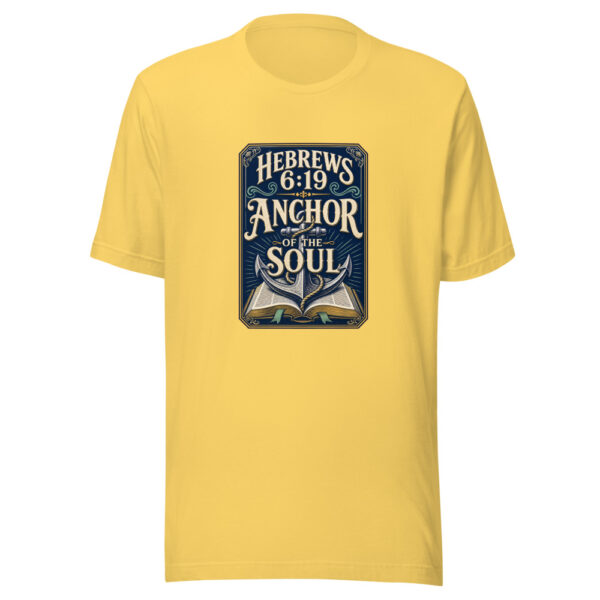 Hebrews 6:19 Anchor Of The Soul Heartbeat-20260701T011745Z Graphic Tee mockup 20