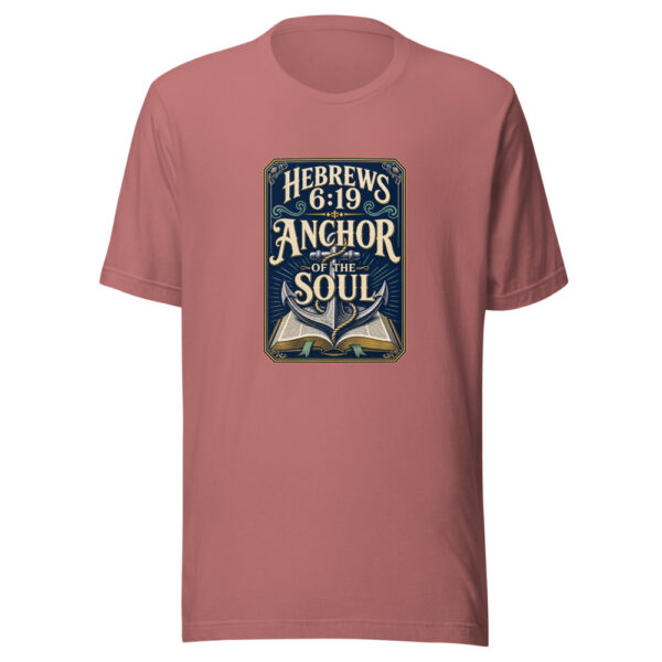 Hebrews 6:19 Anchor Of The Soul Heartbeat-20260701T011745Z Graphic Tee mockup 21