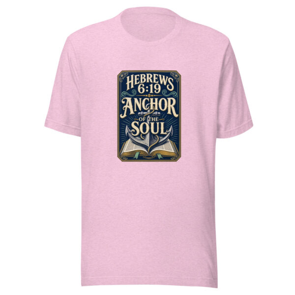 Hebrews 6:19 Anchor Of The Soul Heartbeat-20260701T011745Z Graphic Tee mockup 23