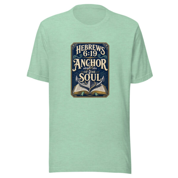 Hebrews 6:19 Anchor Of The Soul Heartbeat-20260701T011745Z Graphic Tee mockup 24