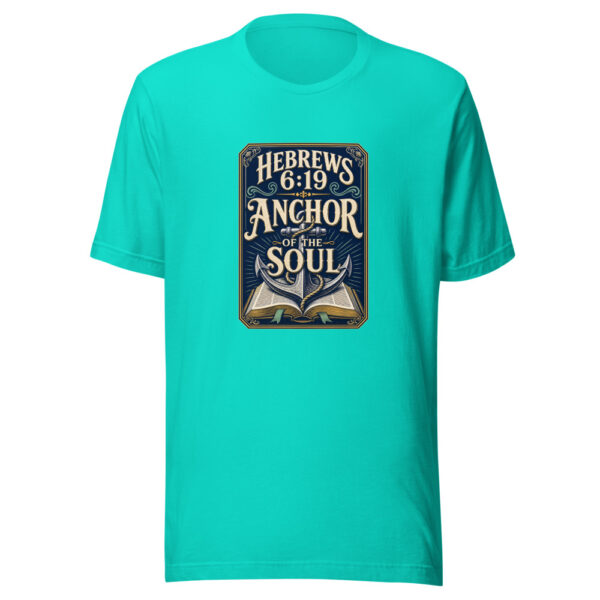 Hebrews 6:19 Anchor Of The Soul Heartbeat-20260701T011745Z Graphic Tee mockup 3