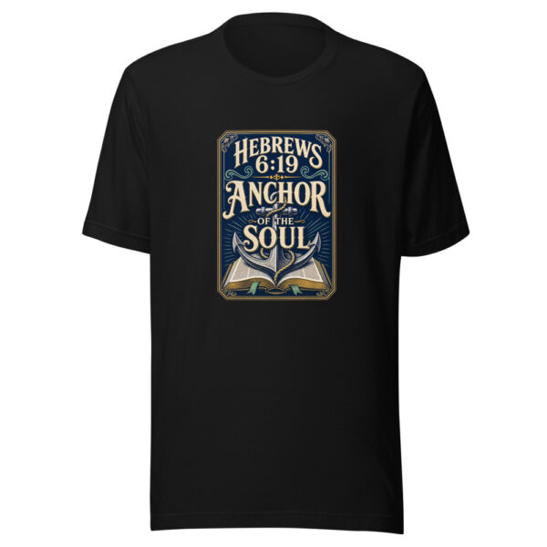 Hebrews 6:19 Anchor Of The Soul Heartbeat-20260701T011745Z Graphic Tee mockup 7