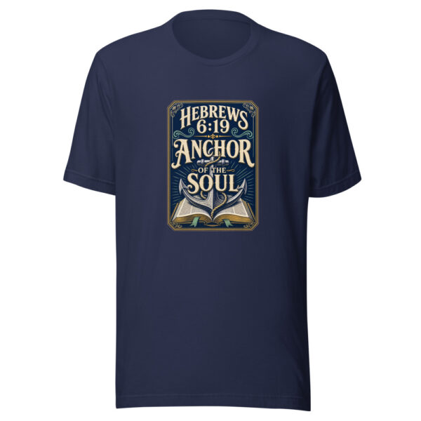Hebrews 6:19 Anchor Of The Soul Heartbeat-20260701T011745Z Graphic Tee mockup 9
