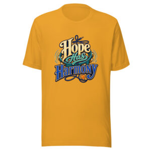 Hope Has Harmony Graphic Tee mockup 1 Hope Has Harmony Graphic Tee front view