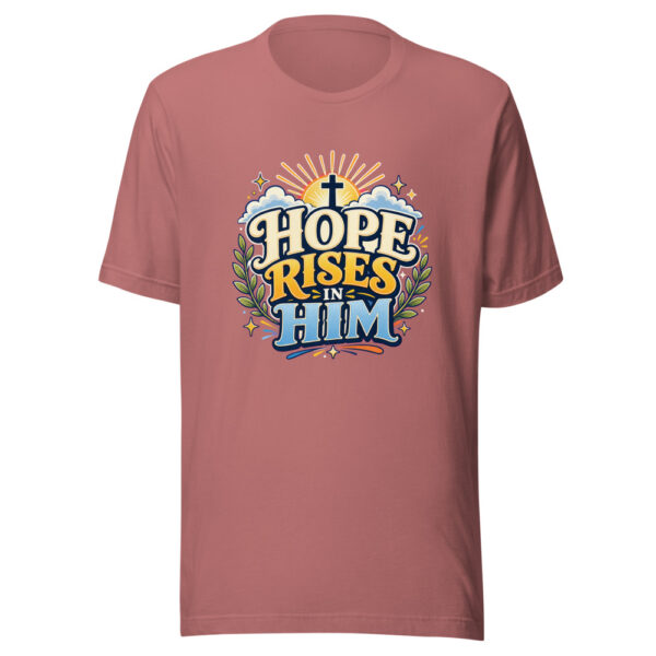 HOPE RISES IN HIM Heartbeat-20260623-codex-fallback Graphic Tee mockup 21