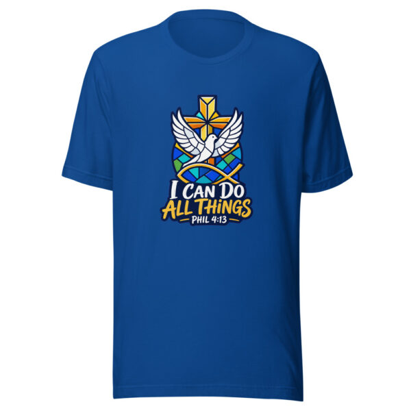 I Can Do All Things - Phil 4:13 Graphic Tee front view