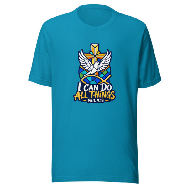 I Can Do All Things - Phil 4:13 Graphic Tee mockup 2