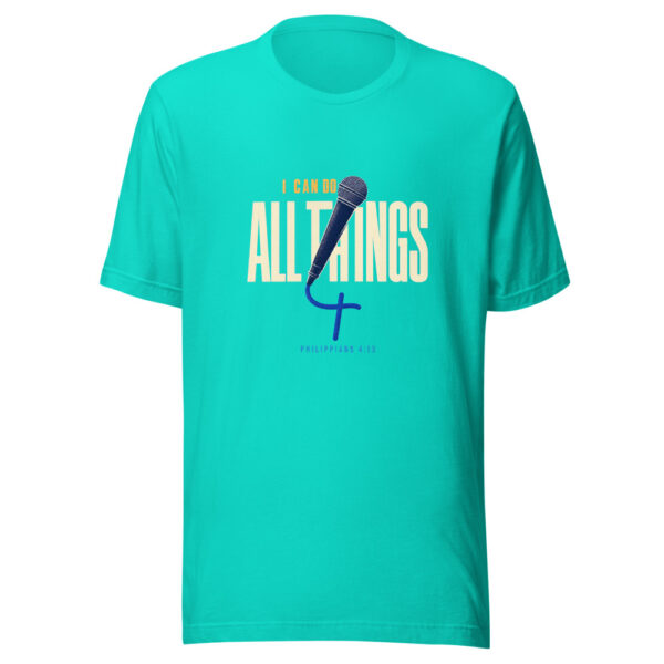 I Can Do All Things Philippians 4:13 Philippians-4-13-worship Graphic Tee mockup 3
