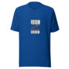Iron Sharpeneth Iron — Proverbs 27:17 Iron-sharpeneth-iron Graphic Tee mockup 3