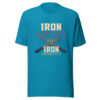 Iron Sharpeneth Iron - Proverbs 27:17 Scripture-accountability Graphic Tee mockup 2