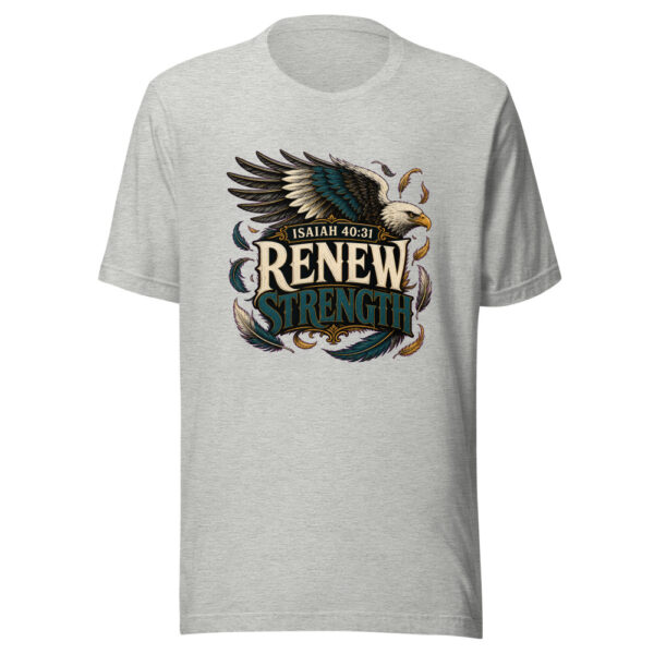 Isaiah 40:31 Renew Strength Heartbeat-20260630T141514Z Graphic Tee mockup 11