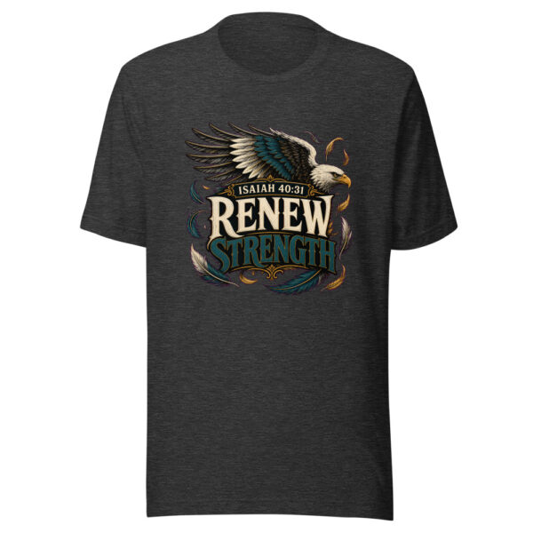 Isaiah 40:31 Renew Strength Heartbeat-20260630T141514Z Graphic Tee mockup 12