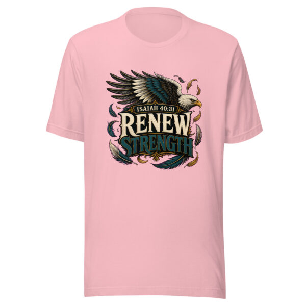 Isaiah 40:31 Renew Strength Heartbeat-20260630T141514Z Graphic Tee mockup 18